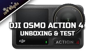 DJI OSMO ACTION 4 UNBOXING & TEST