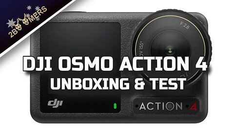DJI OSMO ACTION 4 UNBOXING & TEST