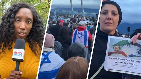 Solidarity for Israel: Jewish and Persian community members stand united during Vancouver protest