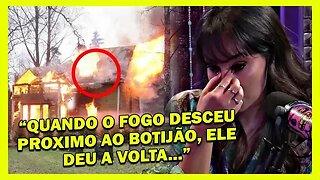 A CASA DELA QUASE PEGOU FOGO E ELA ESQUECEU DISSO VEJA #cortespodcast