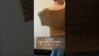 Modern Sweater Crochet Pattern