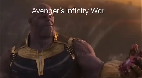 Action Scene from Avenger's Infinity War