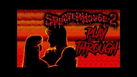 🎃 Splatterhouse 2 - Sega Genesis Playthrough 🎃 😎Benjamillion