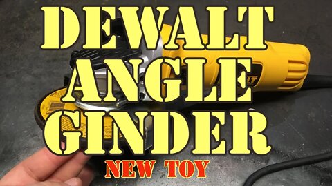 Dewalt DWE4011 4.5" Angle Grinder - Awesome Little Grinder - DEWALT UNBOXING