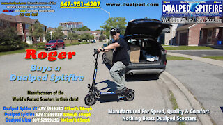 Roger Buys A Dualped Spitfire Fastest 52V On The Planet!
