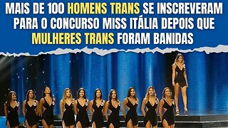 Mais de 100 homens trans se inscreveram no Miss Itália depois que mulheres trans foram banidas