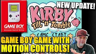 The BEST Switch Online Update EVER! A GAME BOY Game With MOTION Controls!?