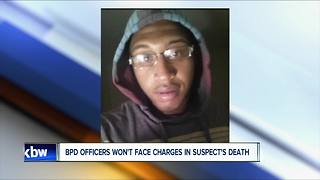 Buffalo police officers won't face charges in suspect's death