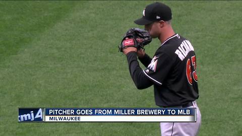 Ex-MillerCoors employee starts for Miami at Miller Park