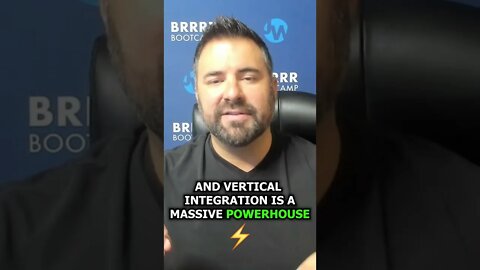 How to add vertical integration into the BRRRR method #shorts #realestateinvesting