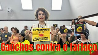 Gaúchos contra o tarifaço do Dudu