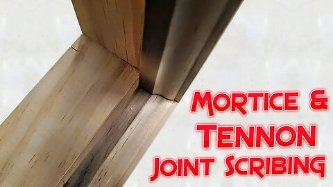 Mortice and Tennon Joint - How to Scribe a Window or Door Frame