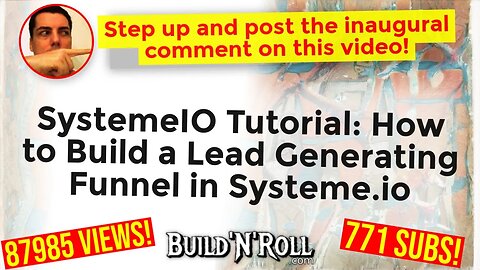 SystemeIO Tutorial: How to Build a Lead Generating Funnel in Systeme.io