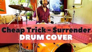 Cheap Trick - Surrender - Drum Cover by Levi Howard