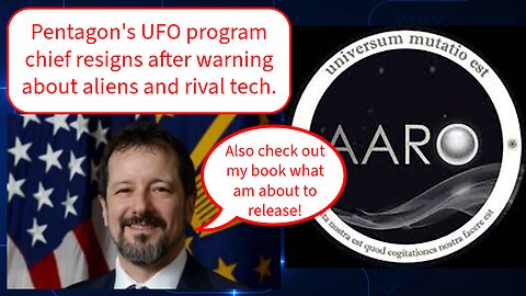 Pentagon's UFO program chief resigns after warning about aliens and rival tech.