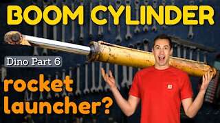 Fixing a Leaking Hydraulic Cylinder [Dynahoe 160 Part 6]