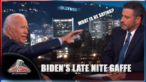 Joe Biden's AWKWARD appearance on Jimmy Kimmel