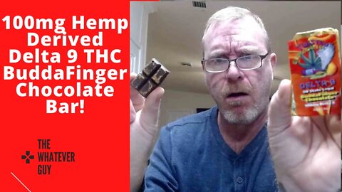 100mg Hemp Derived Delta 9 THC BuddaFinger Chocolate Bar!