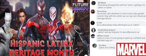 Marvel Dismisses Latinos Dislike of Latinx with Marvel Games Promotion - Liberal Woke Bigotry