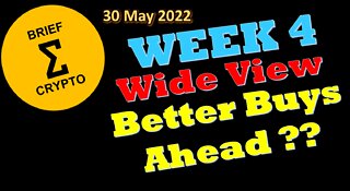 BriefCrypto-Week 4-BUYING PLAN ON HOLD-WIDE View-BETTER BUYS AHEAD ?? - 30 May 2022