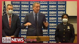 NYPD, De Blasio Give Update on Two Police Officers Who Were Shot - 5236