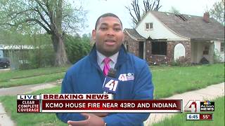 KCFD fights fire at home being renovated on Indiana