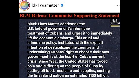 BLM Release Communist Supporting Statement - 20210715
