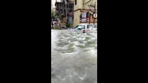 Massive flooding in Mumbai due to heavy overnight rains