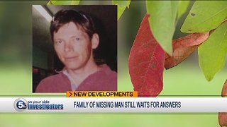 A family grows anxious as a new search for a man missing since 2003 continues