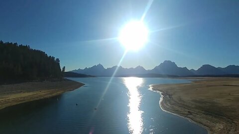 Snake River at the Jackson Lake Dam