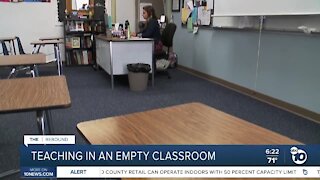 Teachers starting fall classes from empty classrooms