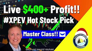 Live $400+ Profit Hot Stock Pick Stock Market Training