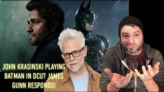 John Krasinski Playing Batman In DCU? James Gunn Responds!