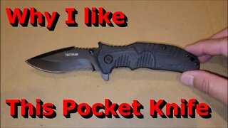 My New Tactiman Pocket Knife - Test and Review