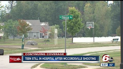 Teen shot in Hancock County, suspect still on the run