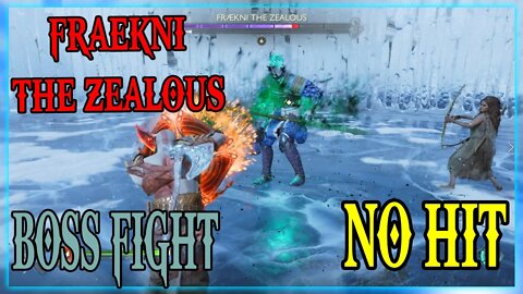 God of War Ragnarok - Fraekni the Zealous - Berserker Gravestone NO HIT Boss Fight | NO RAGE