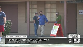 Final preparations are underway for Election Day