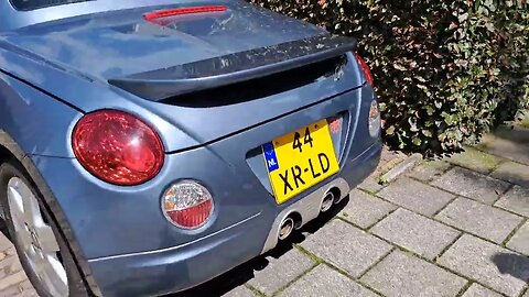 1st Impression Daihatsu Copen 1.3 L880 1st gen 1 EUROPEAN details exterior VIEWING MY NEW CAR L881K