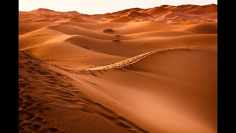Relaxing Music and Walk in Desert (Silent Desert Walk a Meditation of Soul with Arabic Nodes)