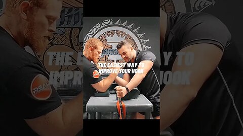 The easiest way to improve your hook #armwrestling