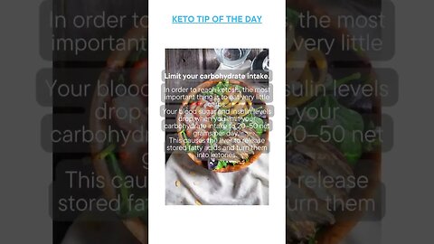 Keto Tip Of The Day - Limit Your Carbs