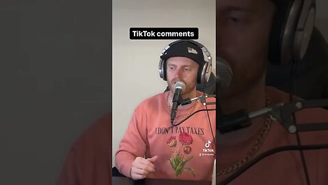I love TikTok comments #podcast #tiktok #funny #petty