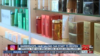 Hair Salons now open in Kern County