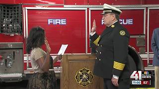 KCK swears in new fire chief with 40 years of experience in Chicago