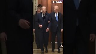 This is completely normal. Joe Biden being lead around.