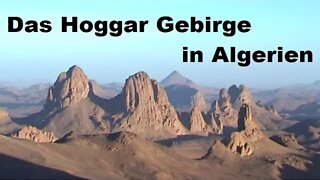 Das Hoggar Gebirge in Algerien