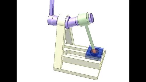 3340 Spatial slider crank mechanism 4