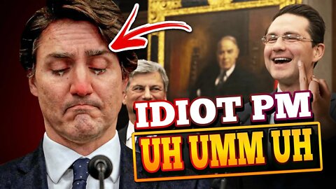 Trudeau Can't Even Finish His Sentences