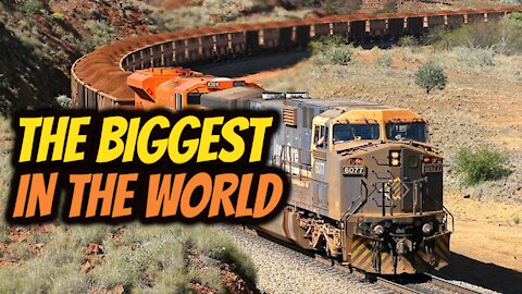 The longest train in the world that you didn't know existed! AMAZING TRAIN