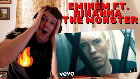 EMINEM FT. RIHANNA - THE MONSTER!! SLIM SHADY LIVES!! ((IRISH GUY REACTION!!))